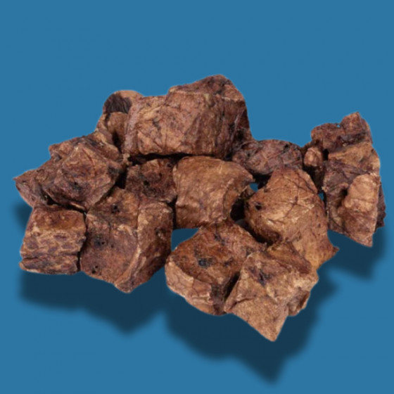Cubes de poumons de bœuf