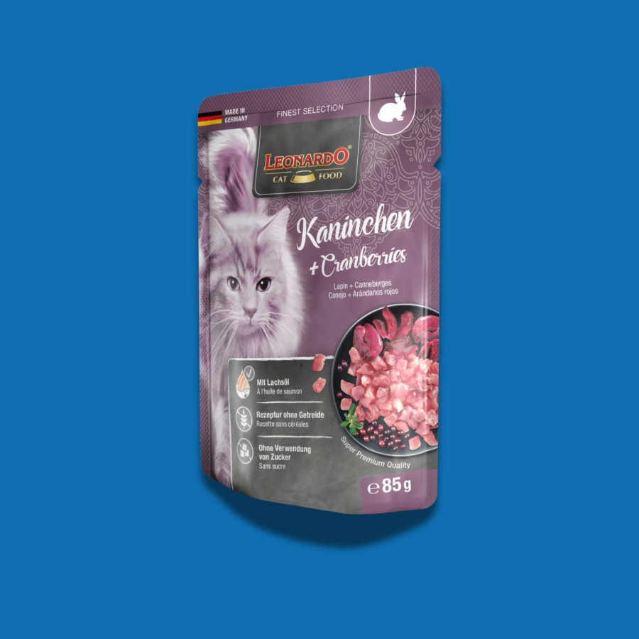 Leonardo - Lapin et canneberge 85G Leonardo - Lapin et canneberge 85G