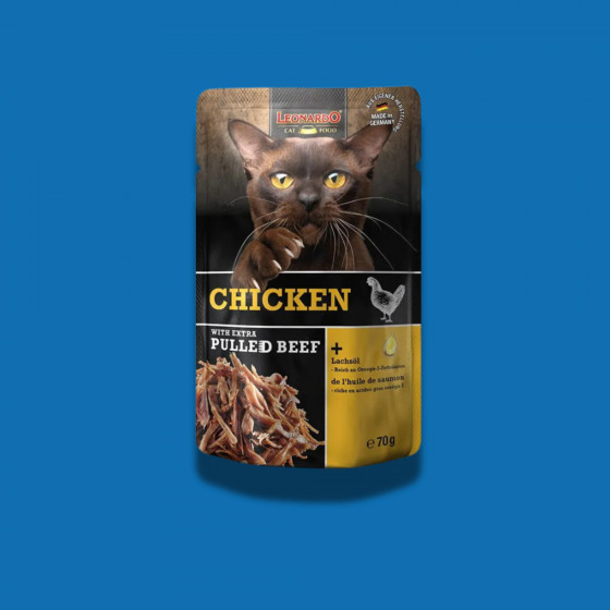 Leonardo Premium Effiloché Poulet et boeuf