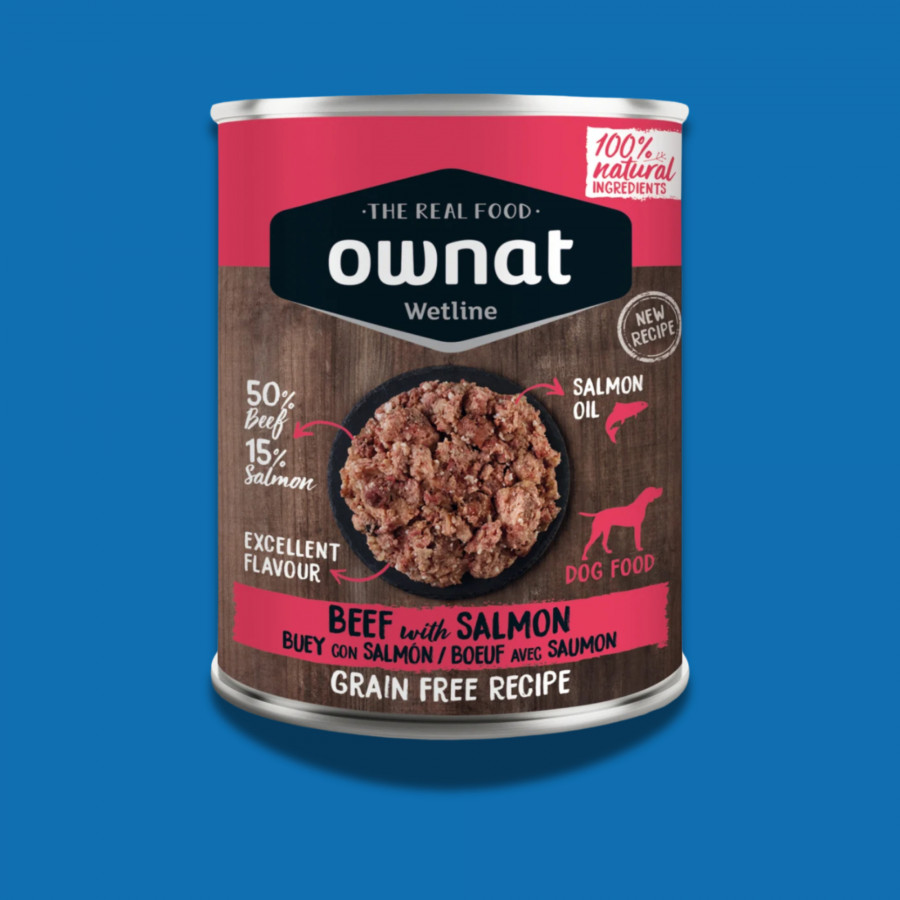 Wetline Chien ownat - Boeuf Saumon Wetline Chien ownat - Boeuf Saumon