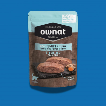 Ownat Wetline Stérilisé - Dinde & Thon