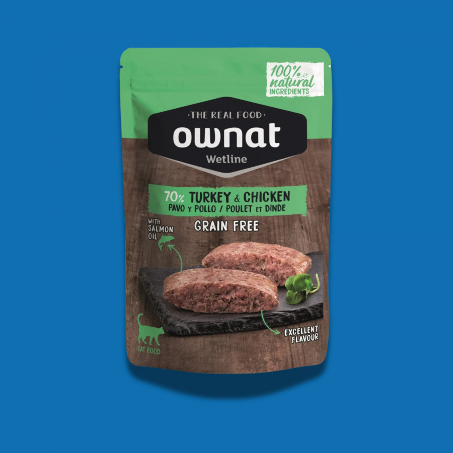Patée Chat Ownat - Dinde & Poulet Patée Chat Ownat - Dinde & Poulet
