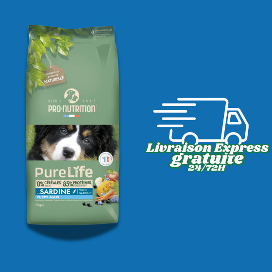 Pure Life Chiot Maxi Poisson - Pro Nutrition