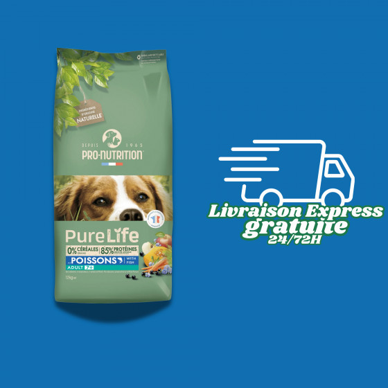 Pure Life Adult 7+ Poisson - Pro Nutrition