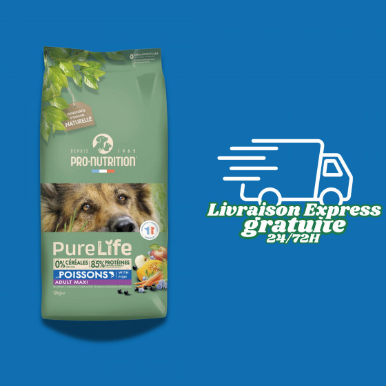 Pure Life Adulte Maxi Poisson- Pro Nutrition