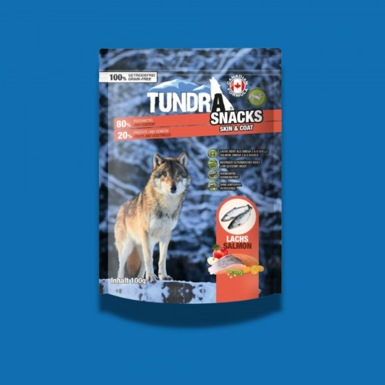 Tundra snack peau et poil - Saumon 100G
