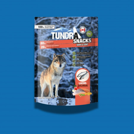 Tundra snack peau et poil - Saumon 100G