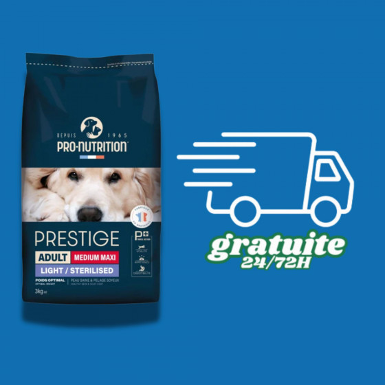 Pro-Nutrition Prestige Light Sterilised Medium/Maxi Adulte