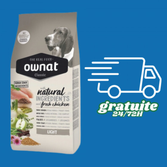 Ownat adulte classique Light  - 12KG