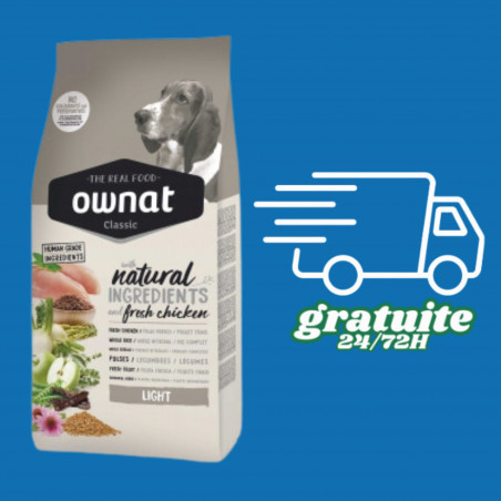 Ownat adulte classique Light  - 12KG