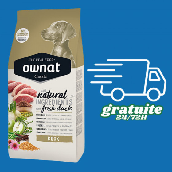 Ownat Classique Adulte Canard - 12KG