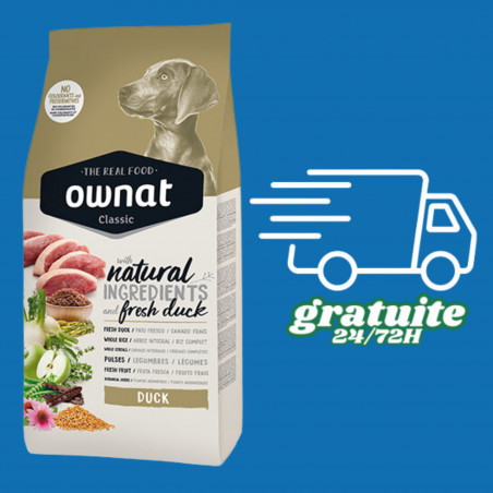Ownat Classique Adulte Canard - 12KG