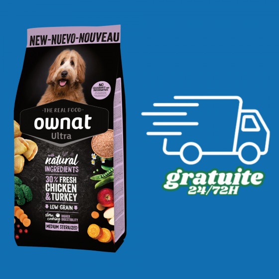 Ownat Ultra adulte medium - 12KG