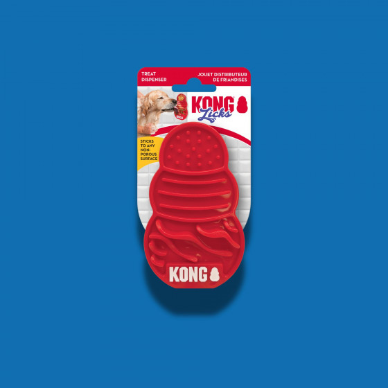 KONG LICKS - Tapis de léchage ventousé