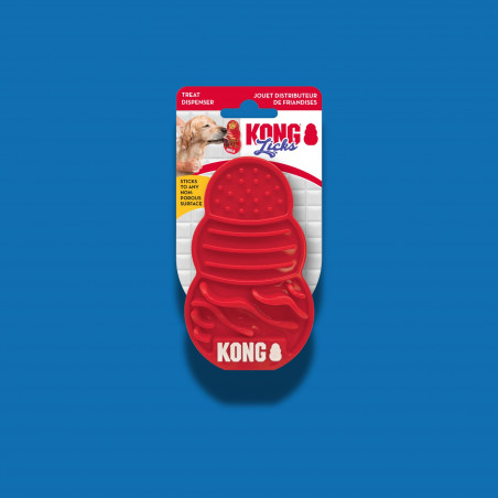 KONG LICKS - Tapis de léchage ventousé
