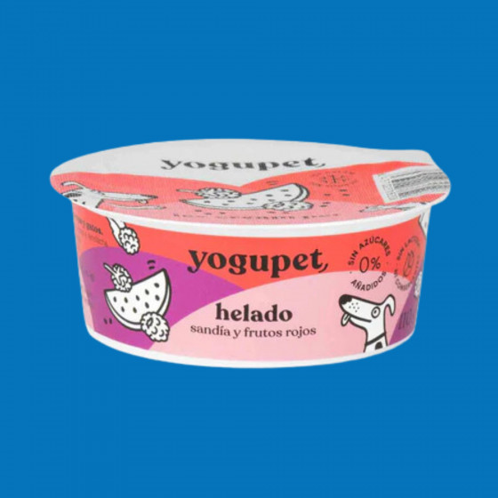 Yogupet - Glace Pastèque Fruits rouges 110G