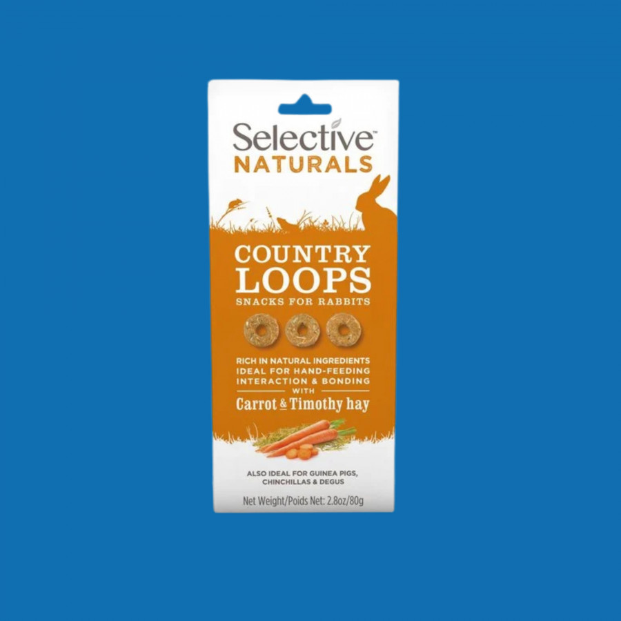 Country Loops Timothy et Carotte - Selective 80G Country Loops Timothy et Carotte - Selective 80G