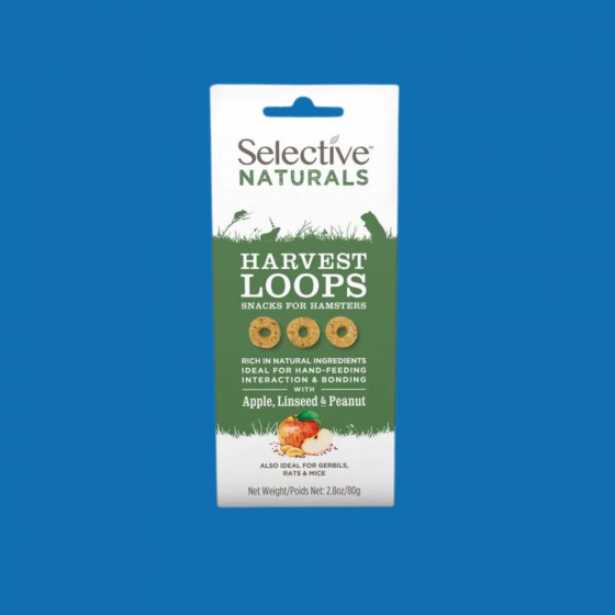 Harvest Loops Pommes et Lin - Selective 80G