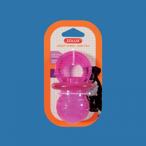 Jouet TPR Tétine Pop Framboise