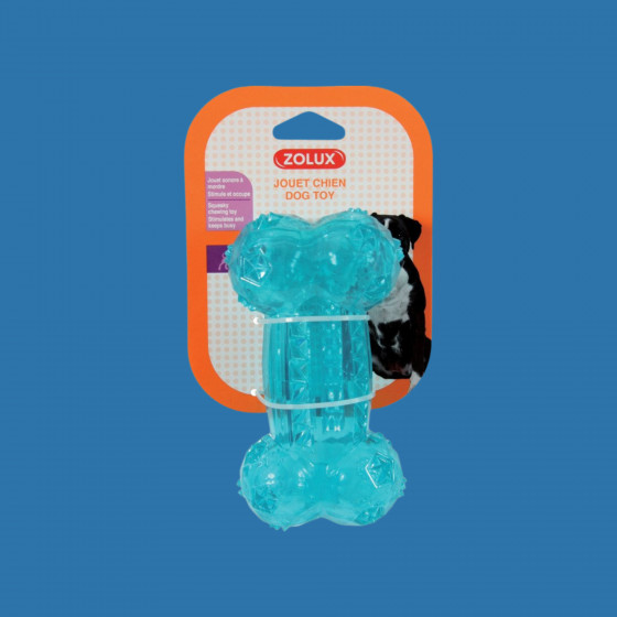 Jouet TPR os pop turquoise