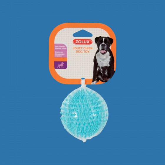 Jouet balle à picots TPR Pop turquoise