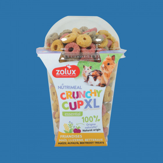 Friandises Nutrimeal Crunchy Cup XL Ring pour Petits Rongeurs