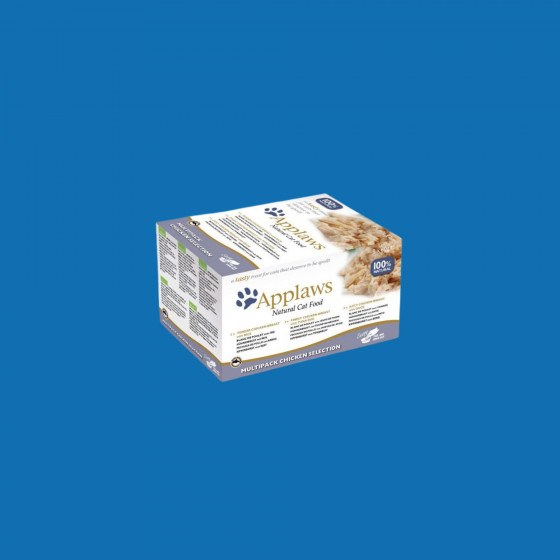 Applaws multipack pots 8x60gr pour chat adulte