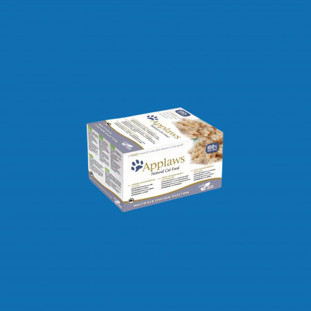 Applaws multipack pots 8x60gr pour chat adulte