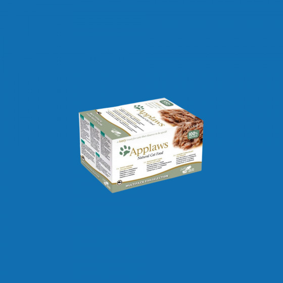 Applaws multipack pots 8x60gr pour chat adulte
