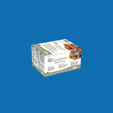 Applaws multipack pots 8x60gr pour chat adulte