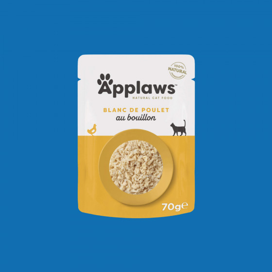 Applaws sachets de 70gr en bouillon pour chat adulte