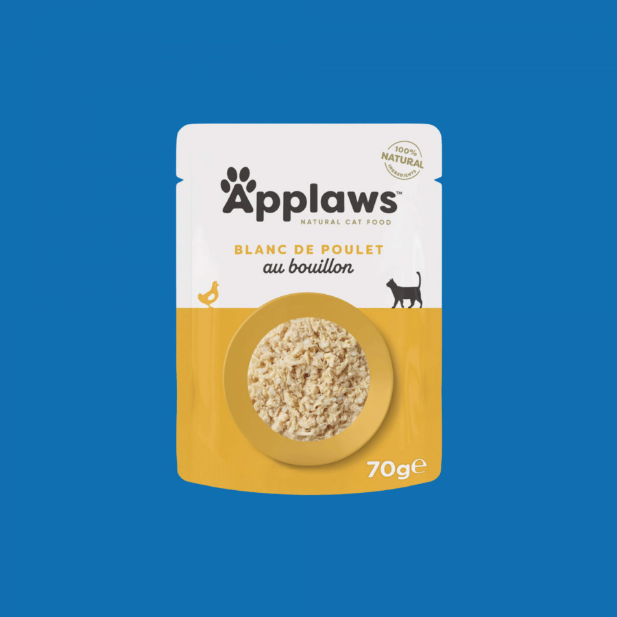 Applaws sachets de 70gr en bouillon pour chat adulte Applaws sachets de 70gr en bouillon pour chat adulte