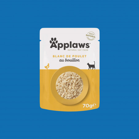 Applaws sachets de 70gr en bouillon pour chat adulte