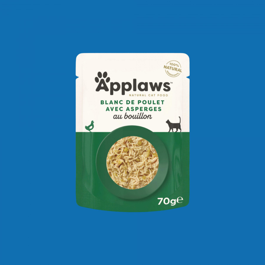Applaws sachets de 70gr en bouillon pour chat adulte