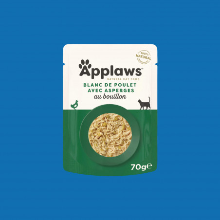 Applaws sachets de 70gr en bouillon pour chat adulte