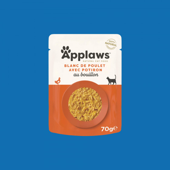 Applaws sachets de 70gr en bouillon pour chat adulte