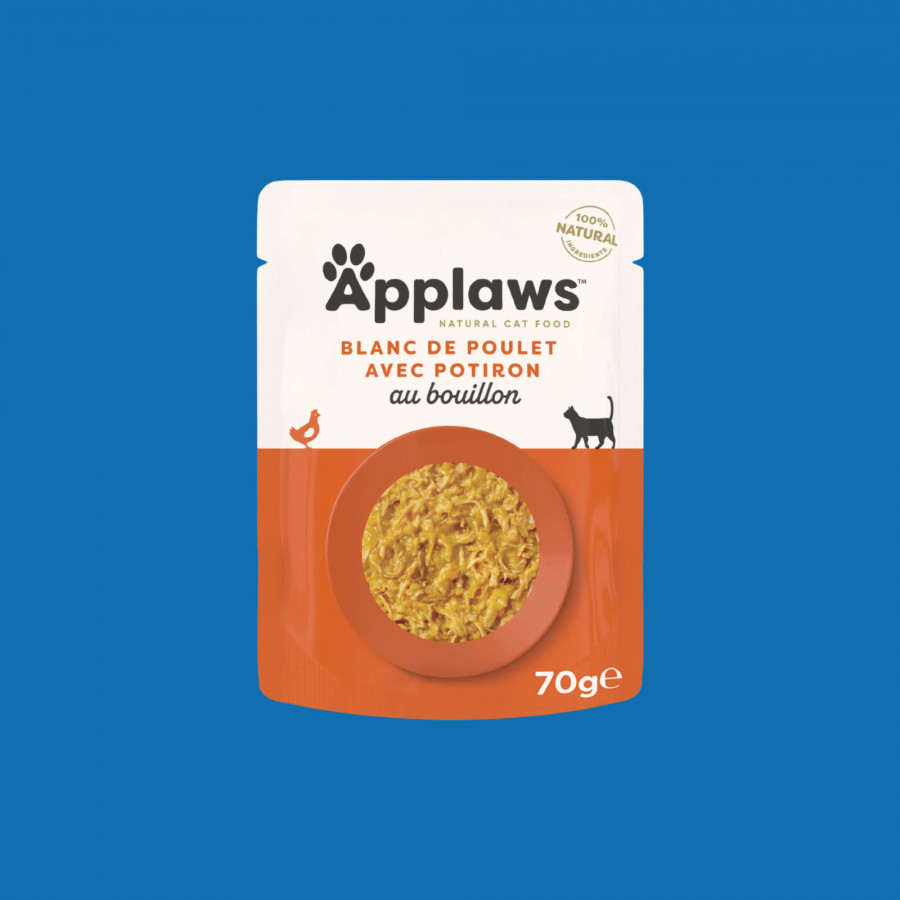 Applaws sachets de 70gr en bouillon pour chat adulte