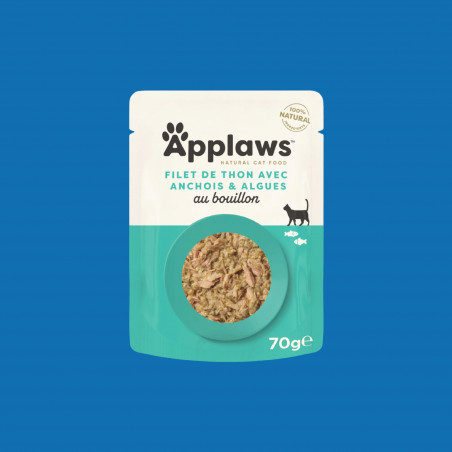 Applaws sachets de 70gr en bouillon pour chat adulte