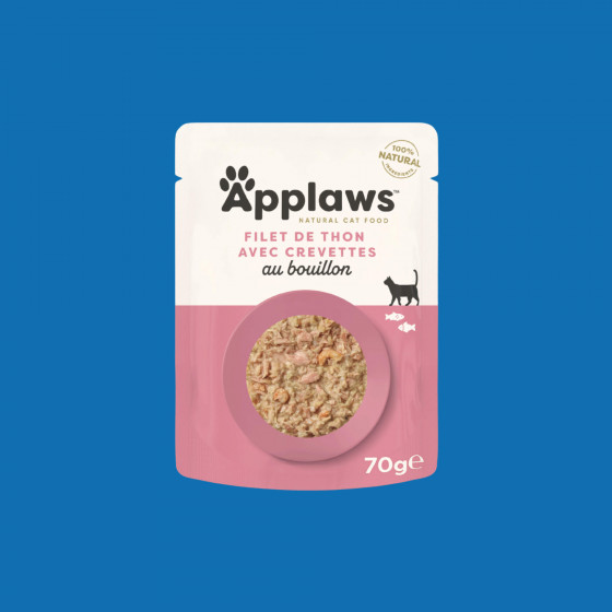 Applaws sachets de 70gr en bouillon pour chat adulte