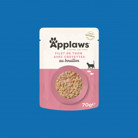 Applaws sachets de 70gr en bouillon pour chat adulte