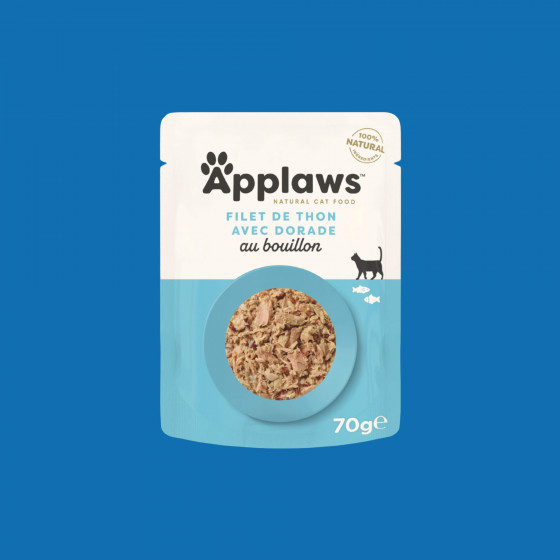 Applaws sachets de 70gr en bouillon pour chat adulte