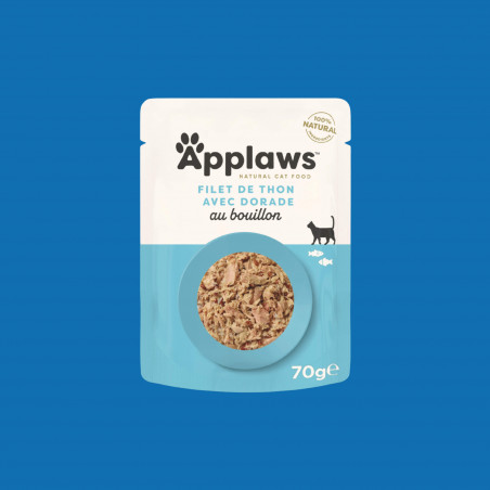 Applaws sachets de 70gr en bouillon pour chat adulte