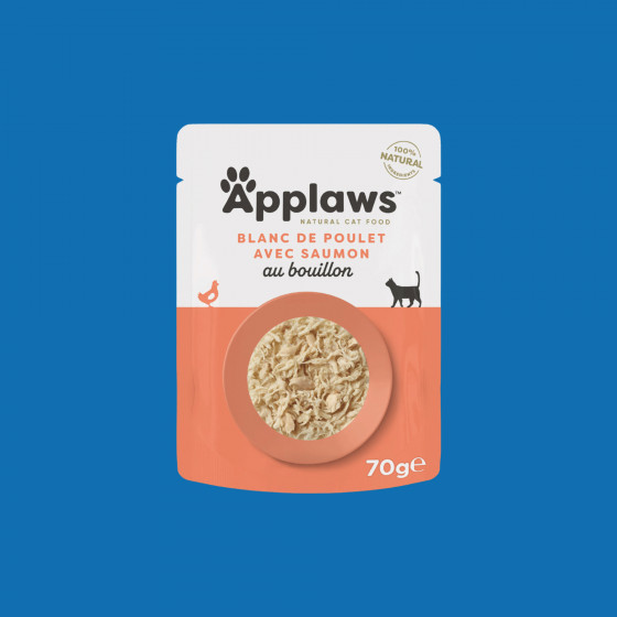 Applaws sachets de 70gr en bouillon pour chat adulte