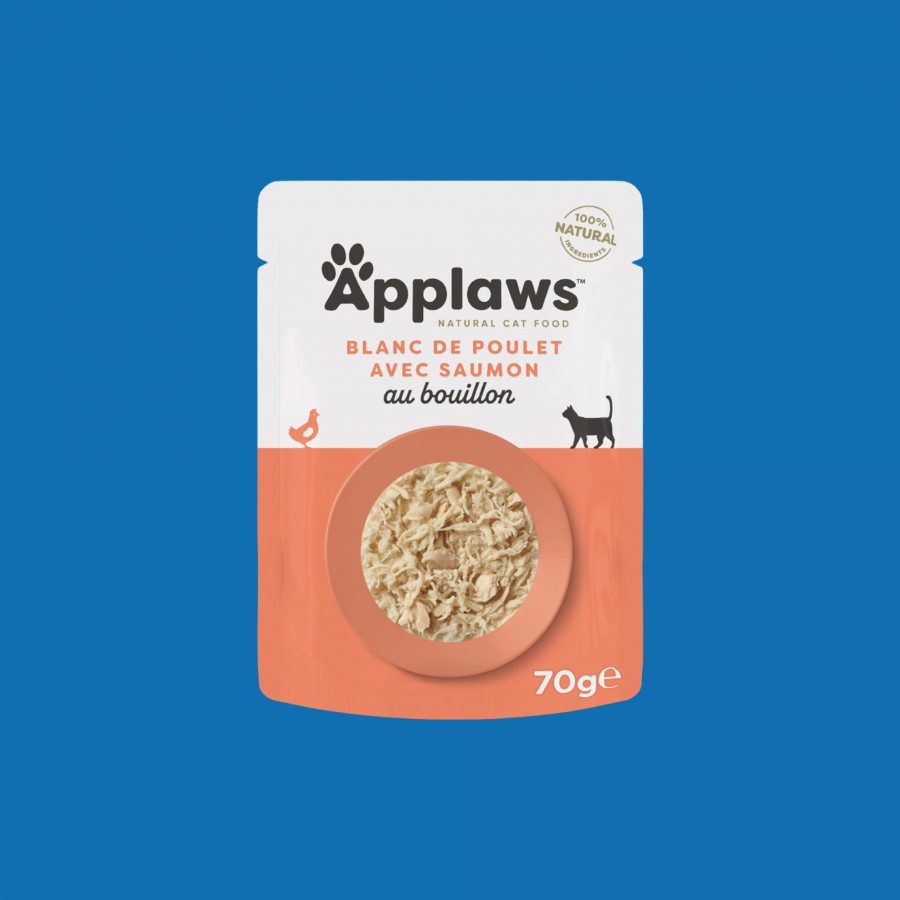 Applaws sachets de 70gr en bouillon pour chat adulte