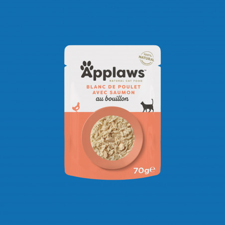Applaws sachets de 70gr en bouillon pour chat adulte