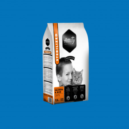 Amity - Premium STERILIZED CATS - Saumon et riz