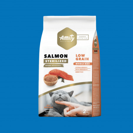 Amity - Super Premium STERILIZED CAT - Saumon