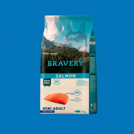 Bravery - Petite race - MINI CHIEN ADULTE - Saumon