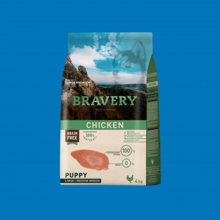 Bravery - Grande et moyenne race - CHIOT - Poulet