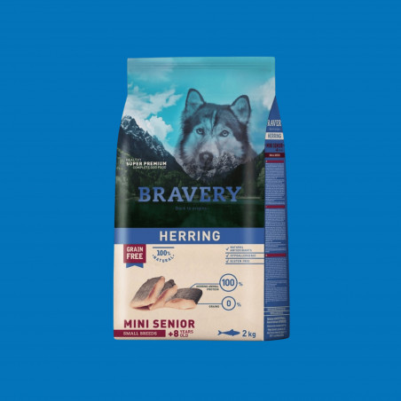 Bravery - Petite race - MINI CHIEN SENIOR - Hareng